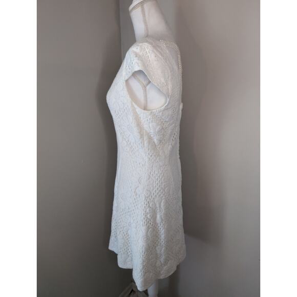 Lilly Pulitzer Mercer daisy romantic lace pearl dress 8 - Picture 2 of 10